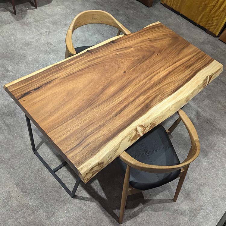 【SOLD OUT】一枚板　モンキーポッド　K1-2-3　(W145cm)　ダイニングテーブル