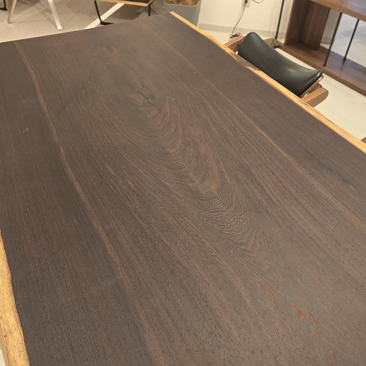 一枚板　ウェンジ　553-2/2-7-1　(W175cm)　ダイニングテーブル