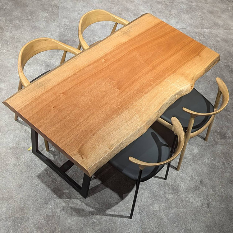 一枚板　ボセ　104-3/3-3-2　(W160cm)　ダイニングテーブル