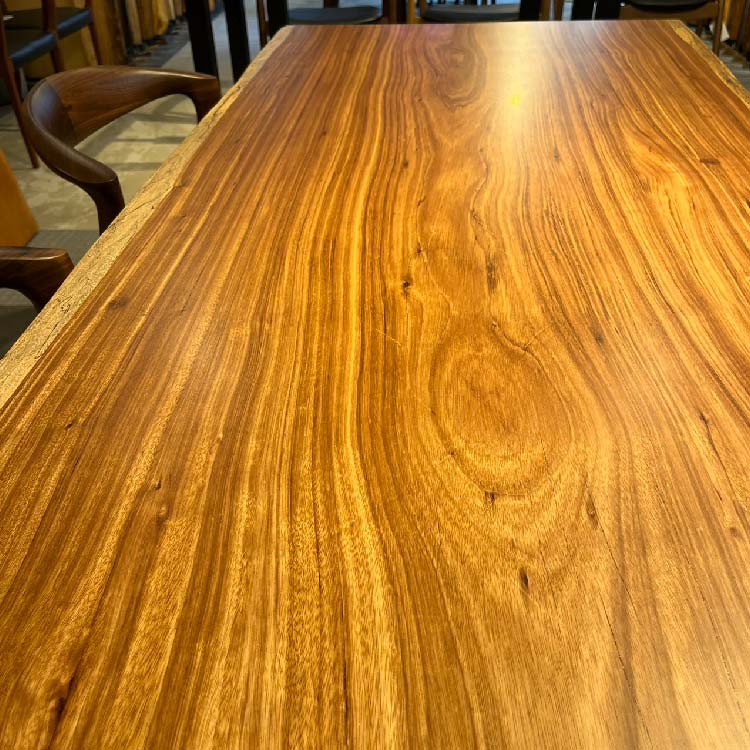 【SOLD OUT】一枚板　ベリ　106-1/2-5-2　(W160cm)　ダイニングテーブル