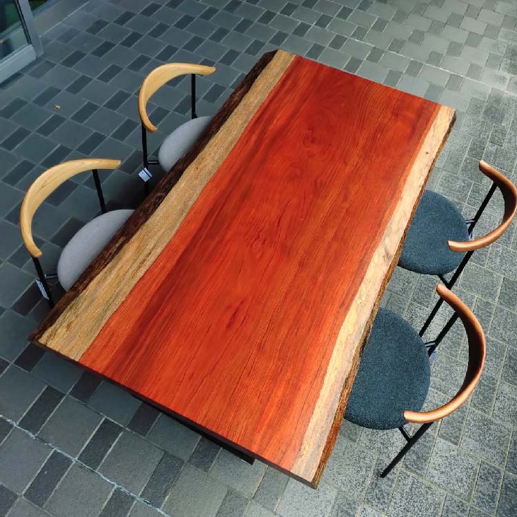 【SOLD OUT】一枚板　ブビンガ　1654-2/2-15-1　(W180cm)ダイニングテーブル