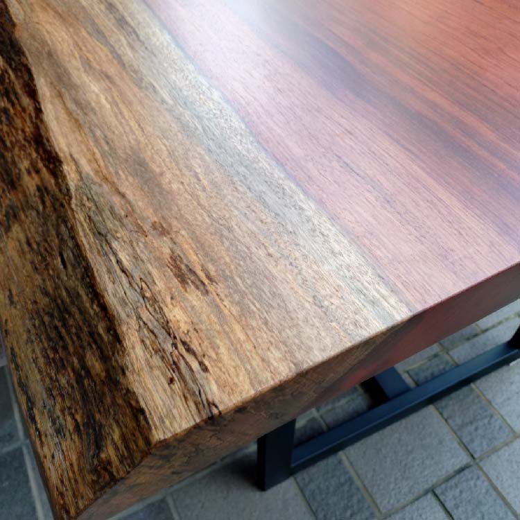 【SOLD OUT】一枚板　ブビンガ　1654-2/2-15-1　(W180cm)ダイニングテーブル