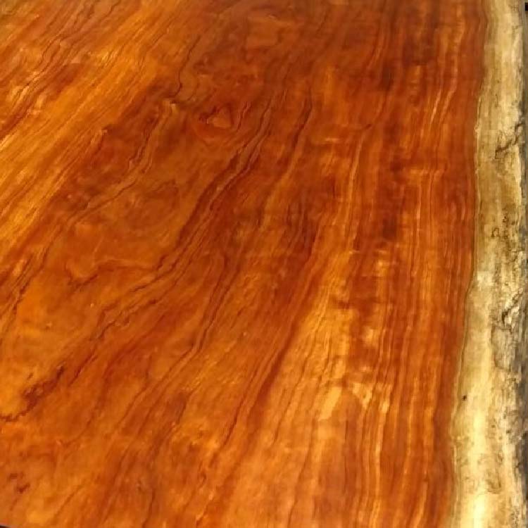 【SOLD OUT】一枚板　ブビンガ　SK-3-7-4　(W150cm)　ダイニングテーブル