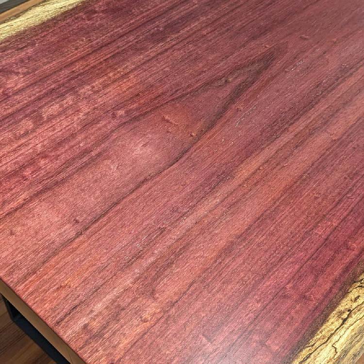 一枚板　パープルハート　705-1/2-12-2　(W165cm)　ダイニングテーブル