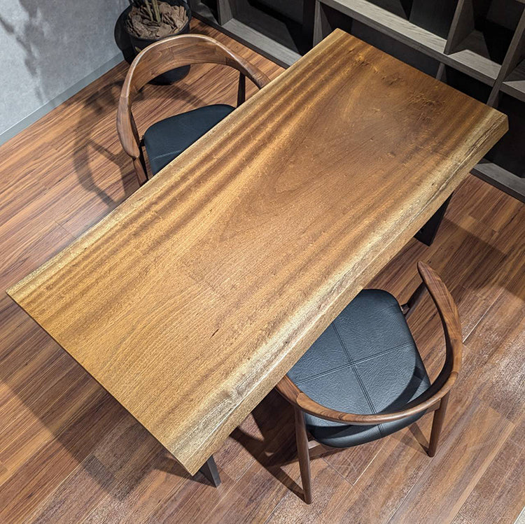 一枚板　ラボア　636-2/2-6-2　(W150cm)　ダイニングテーブル