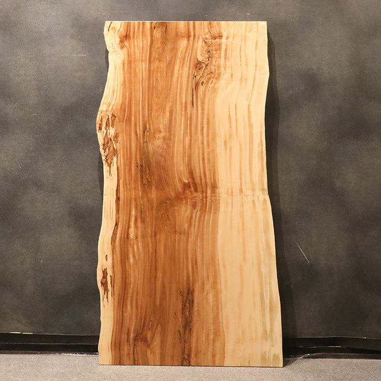 【SOLD OUT】一枚板　トチ(杢)　1031-2/2-8　(W165cm)　ダイニングテーブル