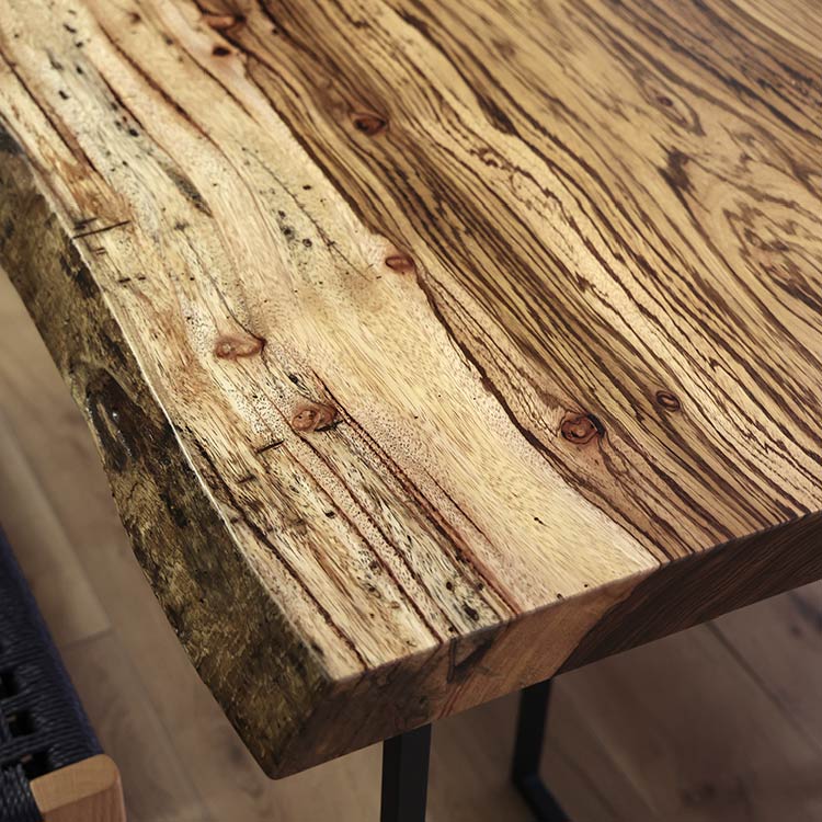 【SOLD OUT】一枚板　ゼブラウッド　726-1/2-13-1　(W150cm)