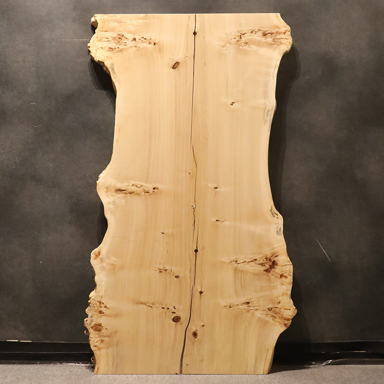 【SOLD OUT】一枚板　ポプラ　121-6-1　(W160cm)　ダイニングテーブル