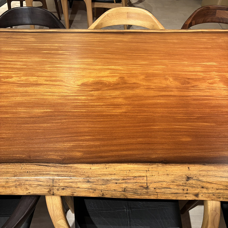 一枚板　アサメラ　701-1/2-13-2　(W210cm)　ダイニングテーブル