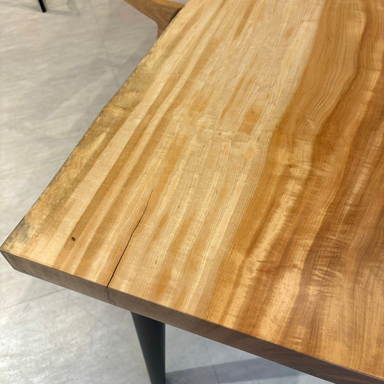 一枚板　トチ　1031-1/2-6　(W190cm)　ダイニングテーブル