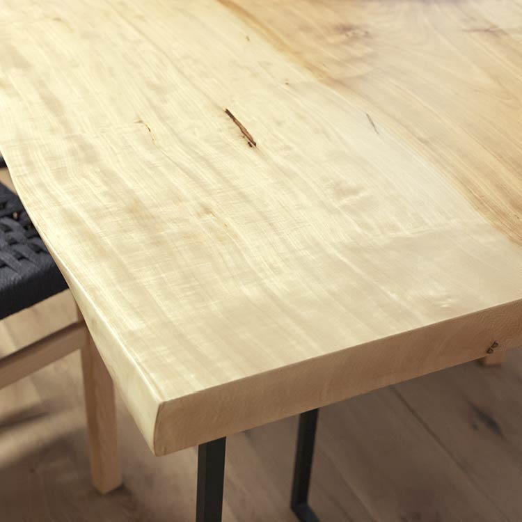 一枚板　トチ　236-4　(W160cm)　ダイニングテーブル