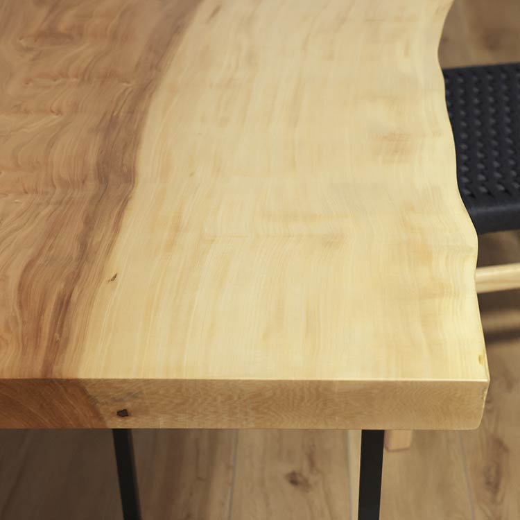 一枚板　トチ　236-4　(W160cm)　ダイニングテーブル