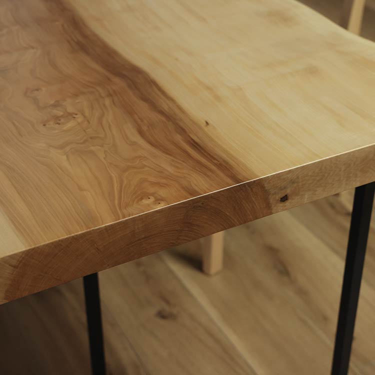 一枚板　トチ　236-4　(W160cm)　ダイニングテーブル