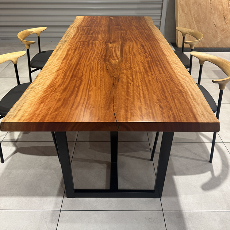 一枚板テーブル　ボセ(杢)　354-1/3-13　(W210cm)