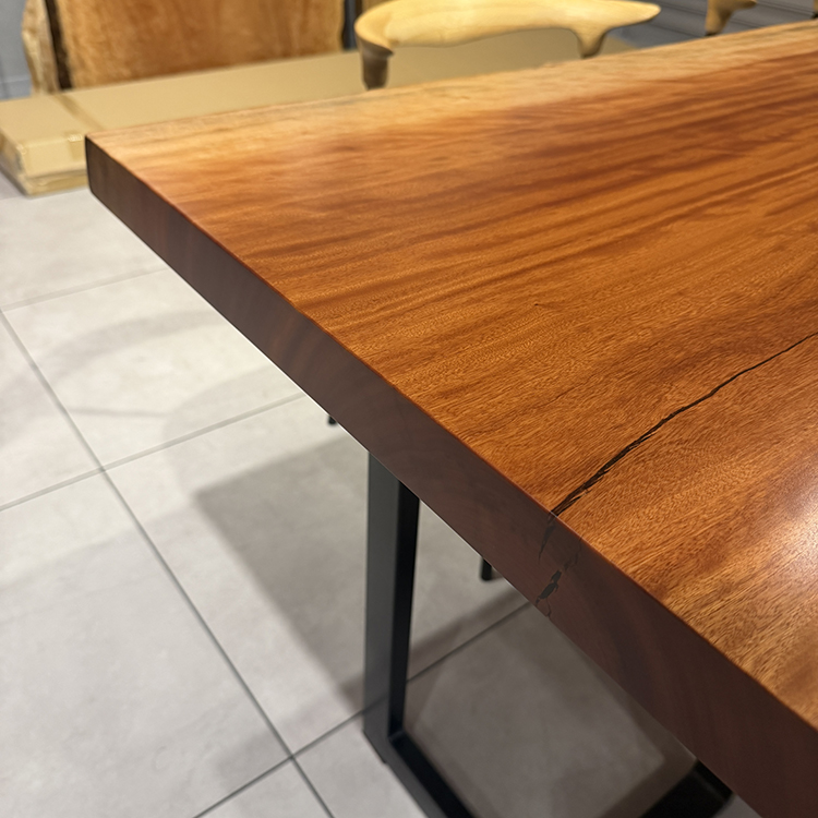 一枚板テーブル　ボセ(杢)　354-1/3-13　(W210cm)