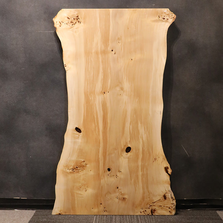 【SOLD OUT】一枚板　ポプラ　202-4　(W165cm)　ダイニングテーブル