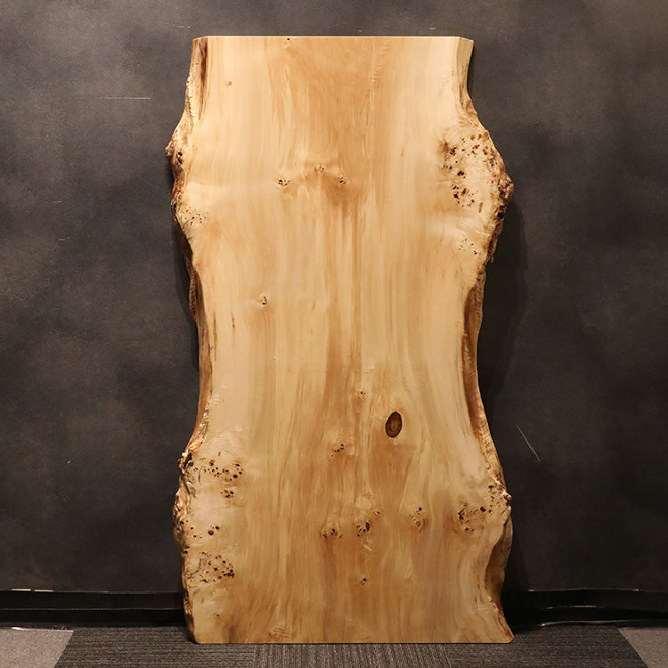 【SOLD OUT】一枚板　ポプラ　202-9　(W165cm)　ダイニングテーブル