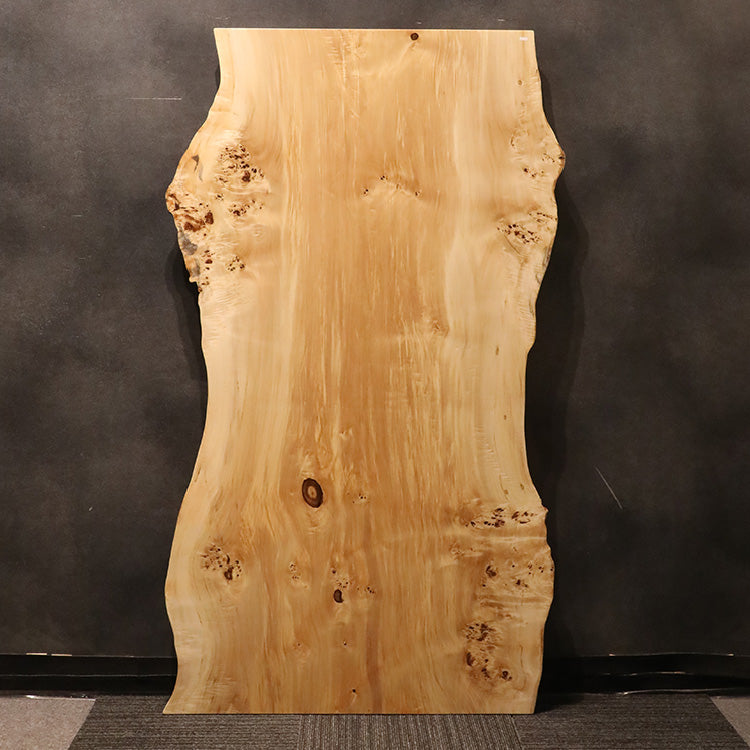 【SOLD OUT】一枚板　ポプラ　202-9　(W165cm)　ダイニングテーブル