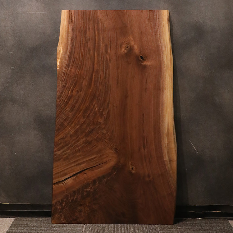 【SOLD OUT】一枚板　ウォールナット(杢)　131-5　(W150cm)　アウトレット品