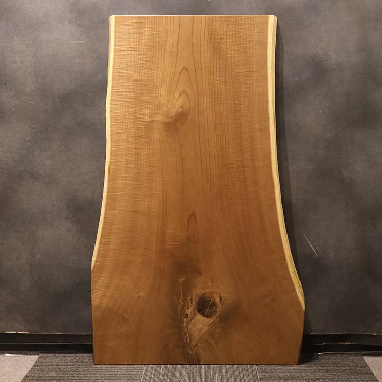 一枚板　キハダ(杢)　F177-2　(W160cm)　ダイニングテーブル