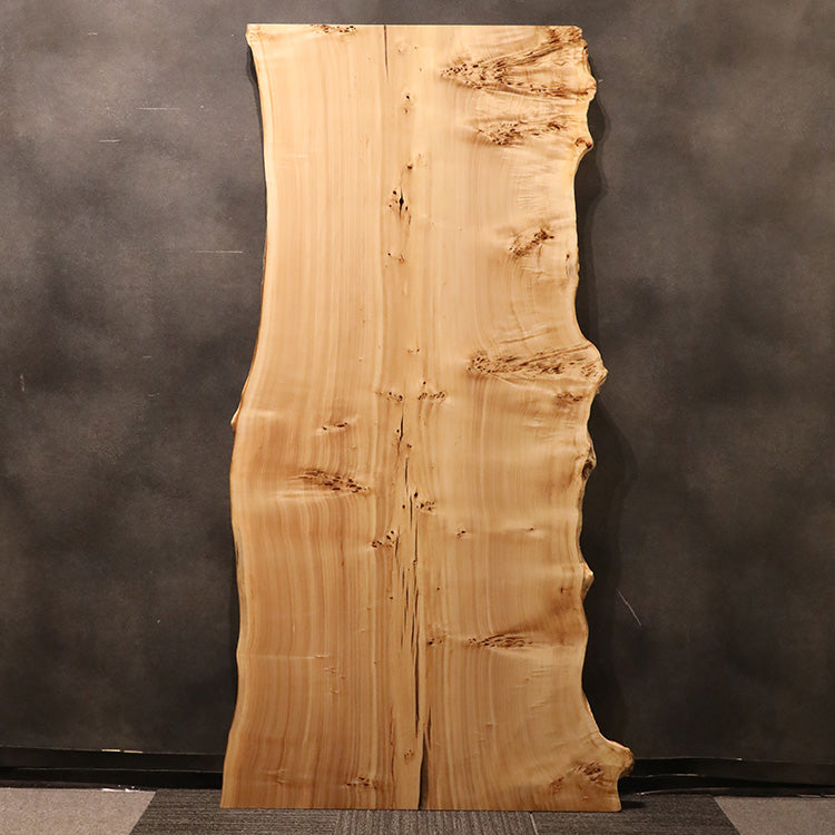 【SOLD OUT】一枚板　ポプラ　125-7　(W210cm)　ダイニングテーブル