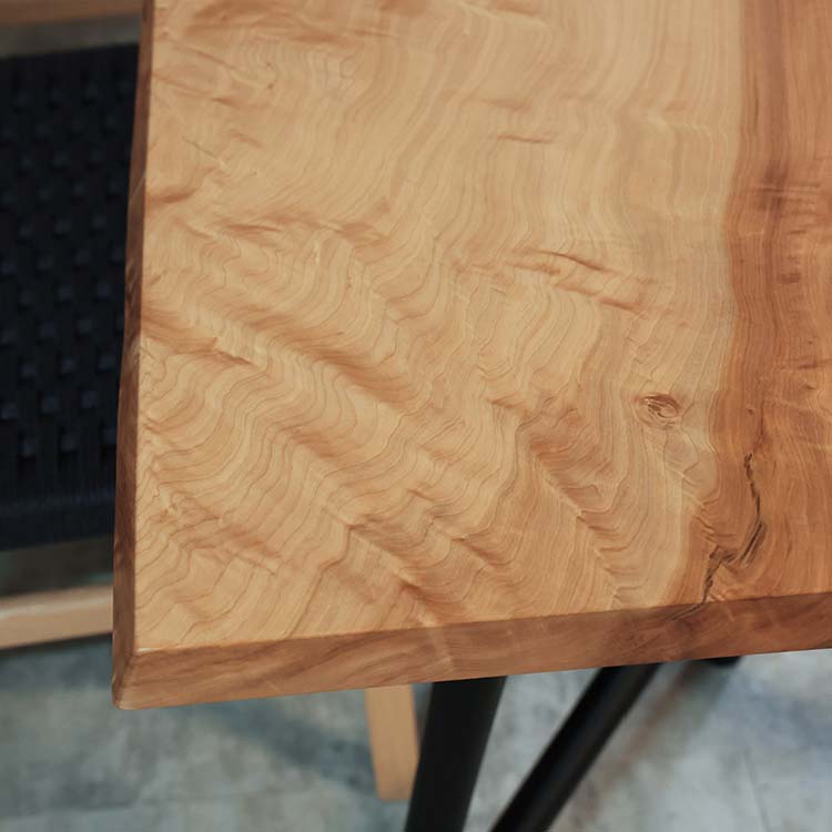 【SOLD OUT】一枚板　トチ　B1034-10　(W165cm)　ダイニングテーブル