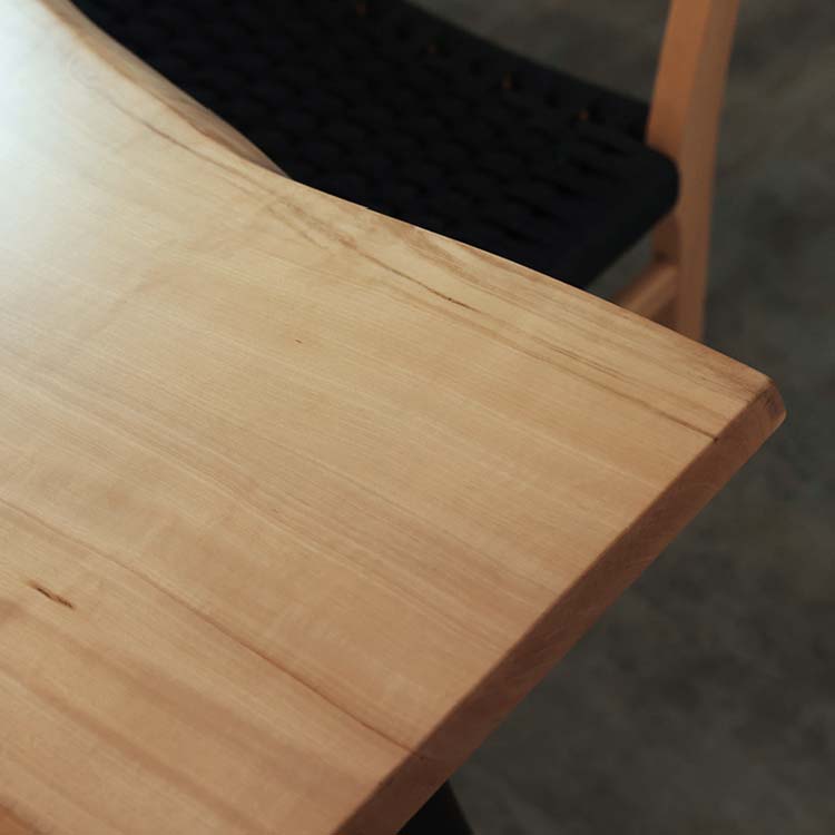 【SOLD OUT】一枚板　トチ　B1034-10　(W165cm)　ダイニングテーブル
