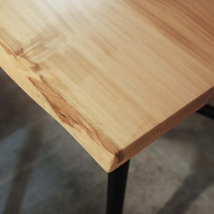 【SOLD OUT】一枚板　トチ　B1034-10　(W165cm)　ダイニングテーブル