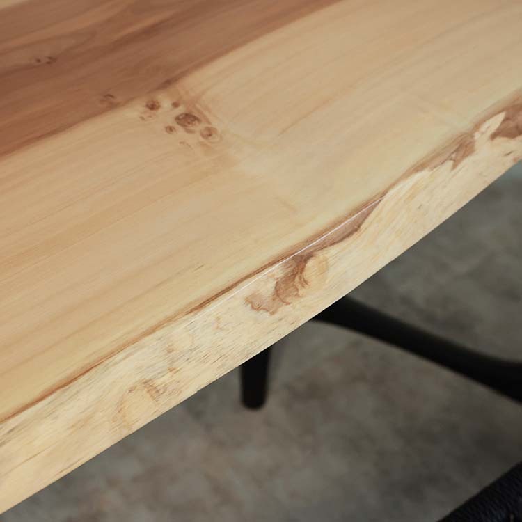【SOLD OUT】一枚板　トチ　B1034-10　(W165cm)　ダイニングテーブル