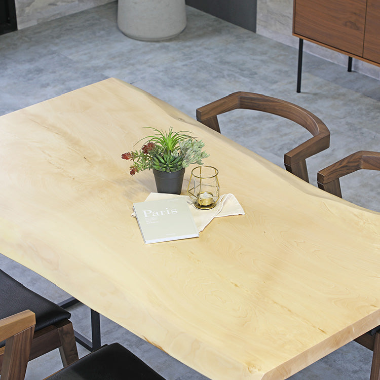 【SOLD OUT】一枚板　トチ　1039-8　(W150cm)　ダイニングテーブル