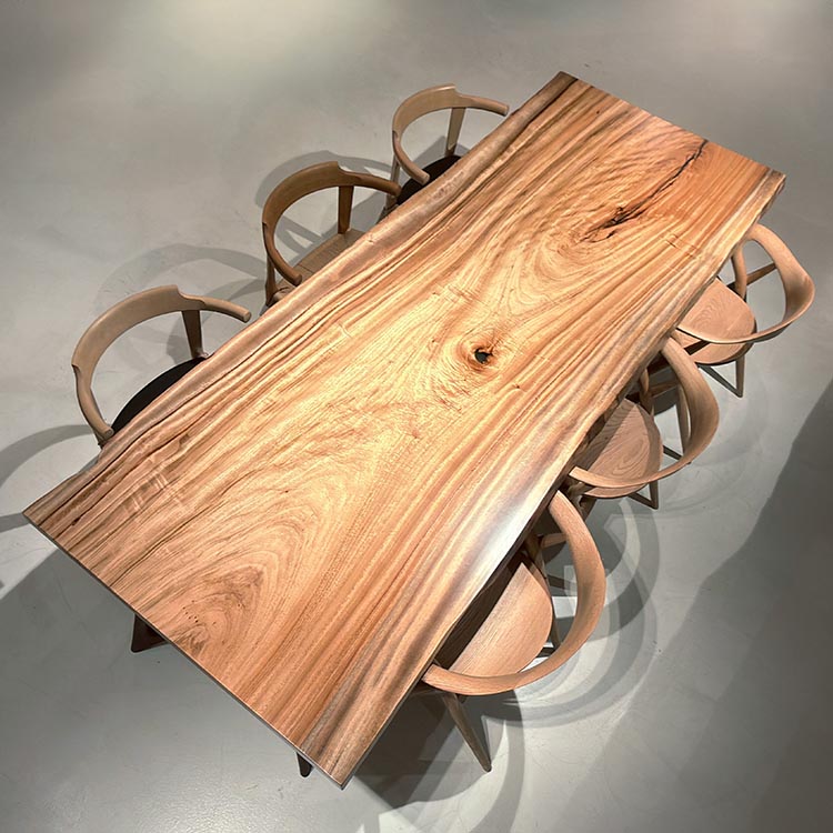 一枚板　クス / 楠(杢)　6102-5　(W250cm)