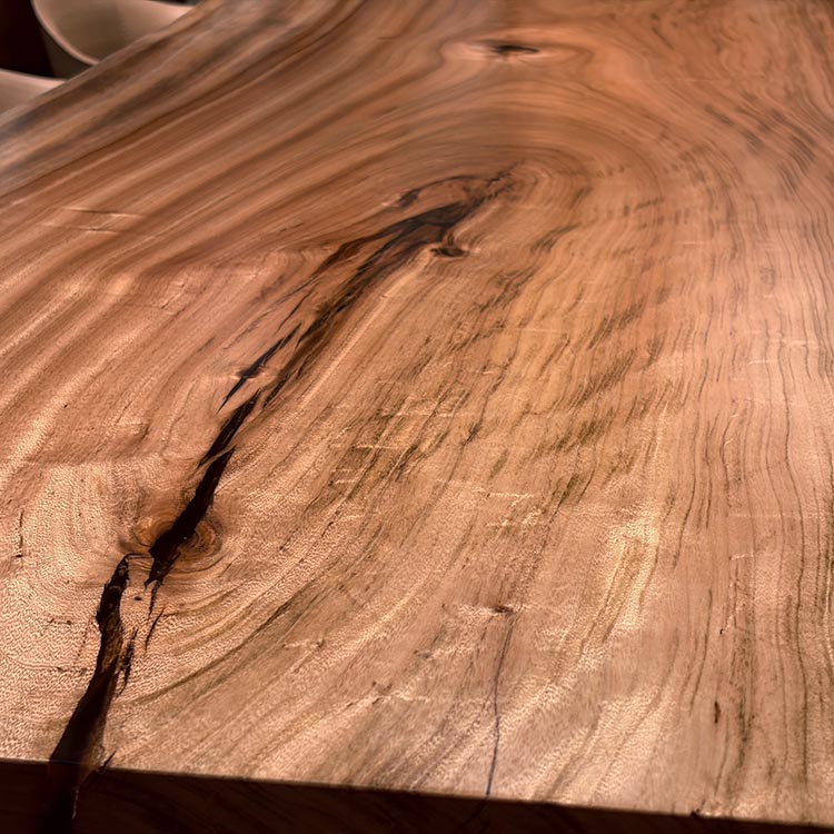 一枚板　クス / 楠(杢)　6102-5　(W250cm)