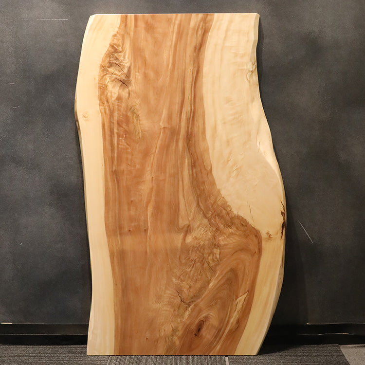 【SOLD OUT】一枚板　トチ(杢)　323-4　(W150cm)　ダイニングテーブル