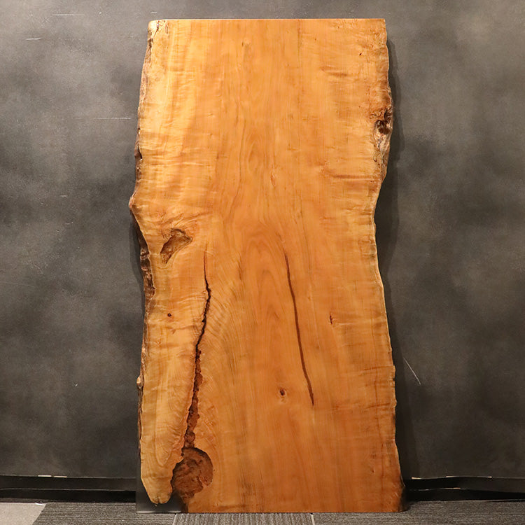 【SOLD OUT】一枚板　ヤマザクラ(杢)　567-5　(W185cm)　ダイニングテーブル