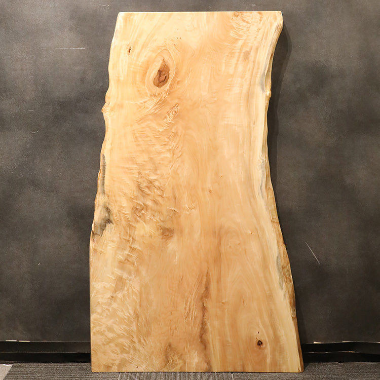 【SOLDOUT】一枚板　トチ(杢)　1022-3/3-9-1　(W165cm)　ダイニングテーブル