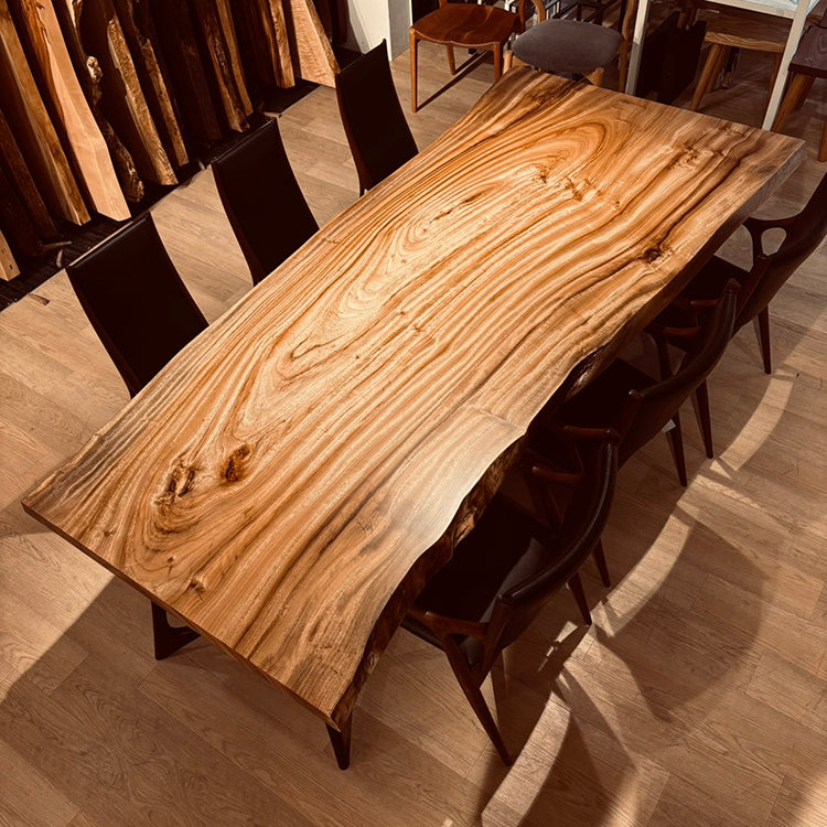 【SOLD OUT】一枚板　クス / 楠(杢)　1785-5　(W240cm)