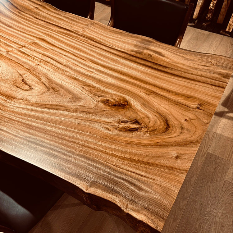 【SOLD OUT】一枚板　クス / 楠(杢)　1785-5　(W240cm)