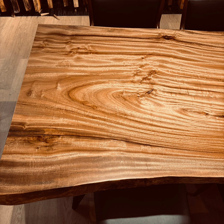 【SOLD OUT】一枚板　クス / 楠(杢)　1785-5　(W240cm)