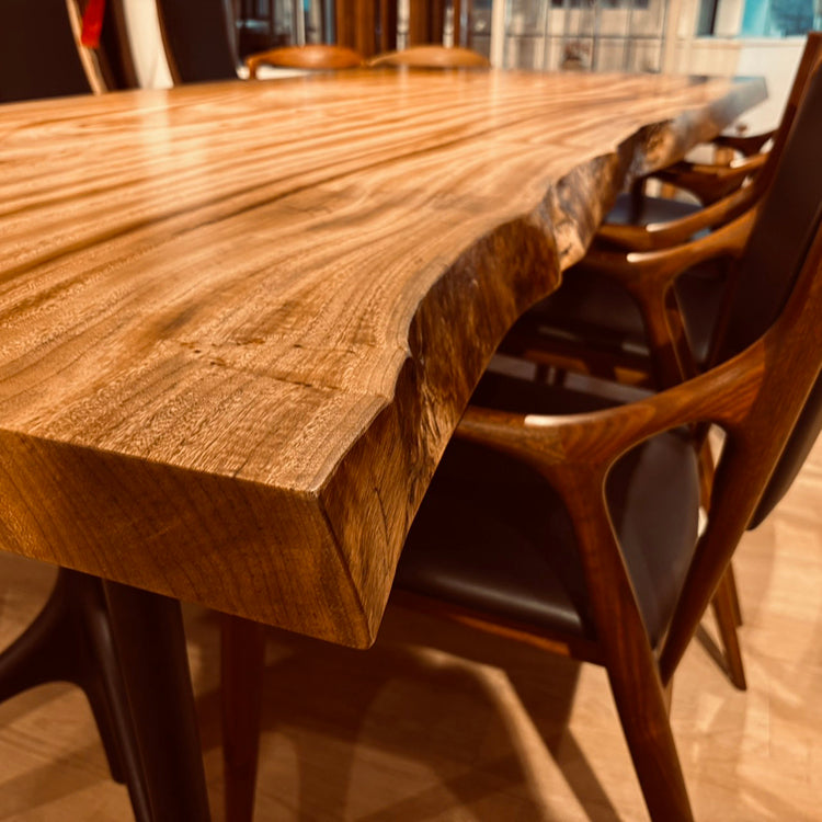 【SOLD OUT】一枚板　クス / 楠(杢)　1785-5　(W240cm)