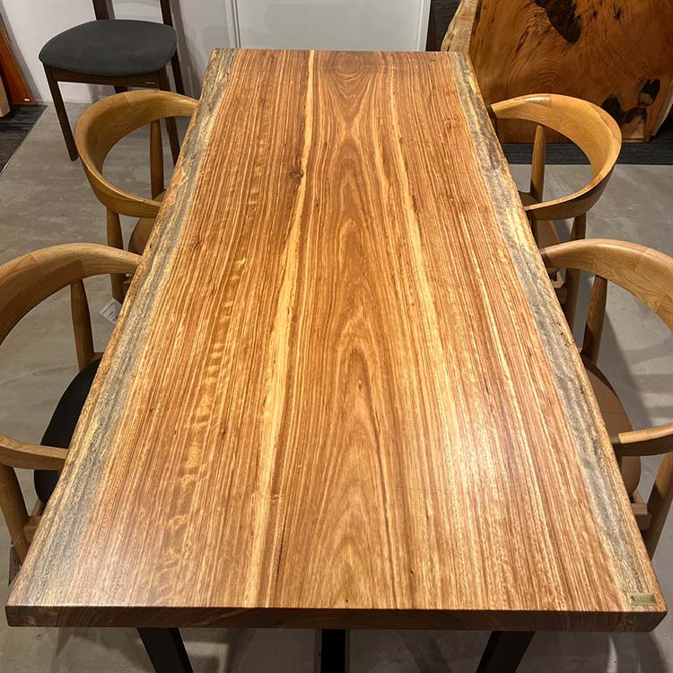 【SOLD OUT】一枚板テーブル　ベリ　958-4-3　(W165cm)　　