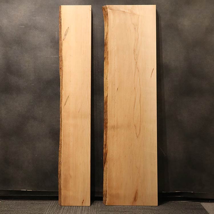 一枚板　ソフトメープル　B58-9+3-1　(W200cm)　テレビボード