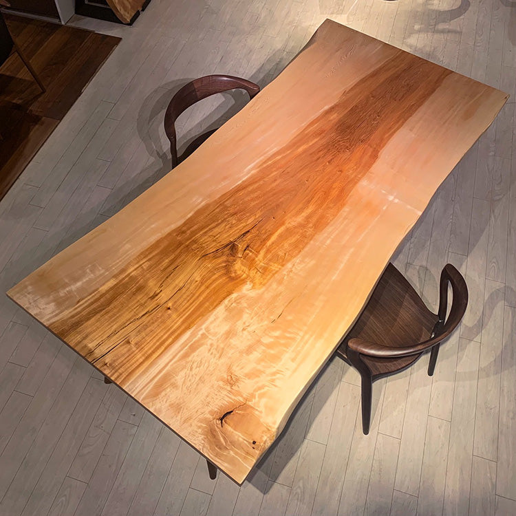 一枚板　トチ　167-9　(W210cm)　ダイニングテーブル