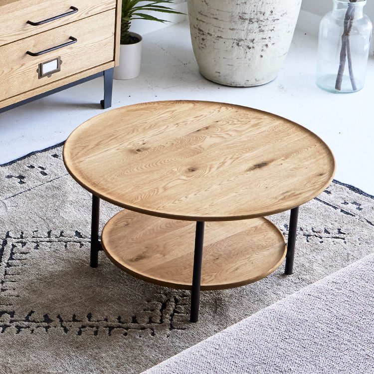 サーボ リビングテーブル 丸型タイプ