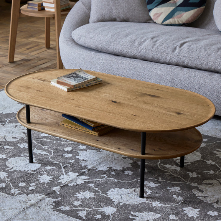 サーボ リビングテーブル 楕円タイプ