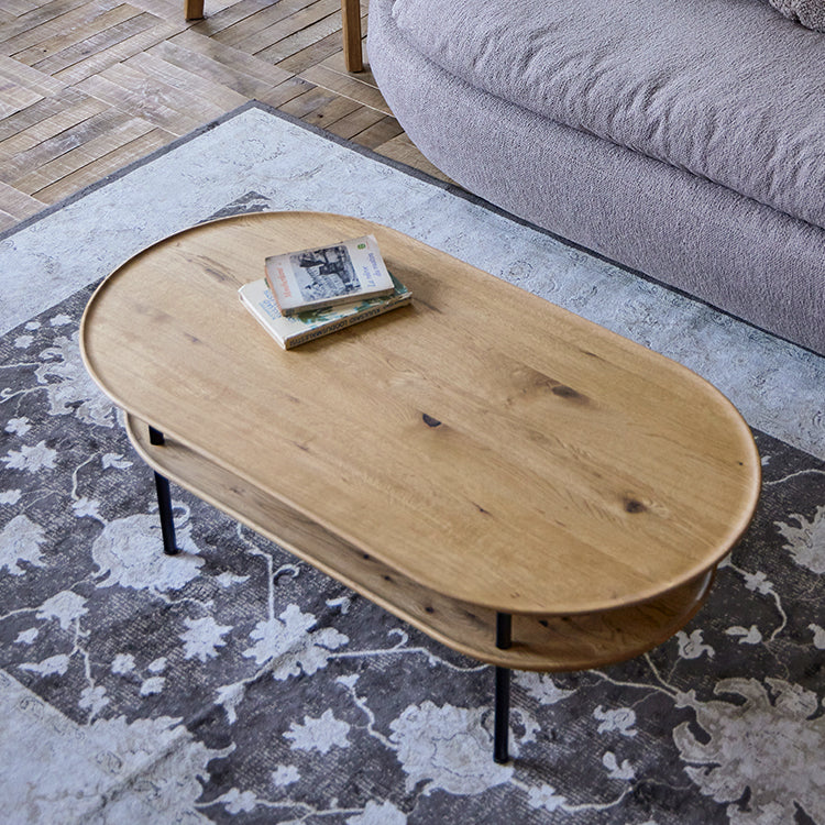 サーボ リビングテーブル 楕円タイプ