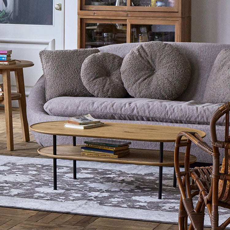 サーボ リビングテーブル 楕円タイプ