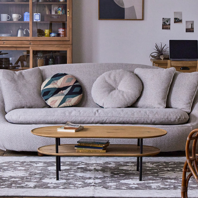 サーボ リビングテーブル 楕円タイプ