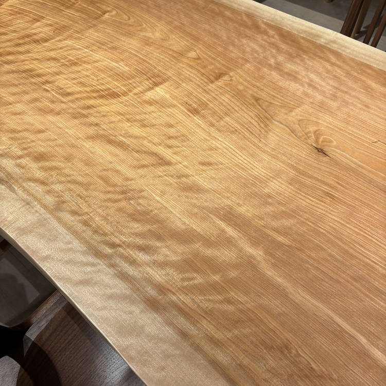 一枚板　カバ(杢)　K-CN-2106-644　(W190cm)　ダイニングテーブル