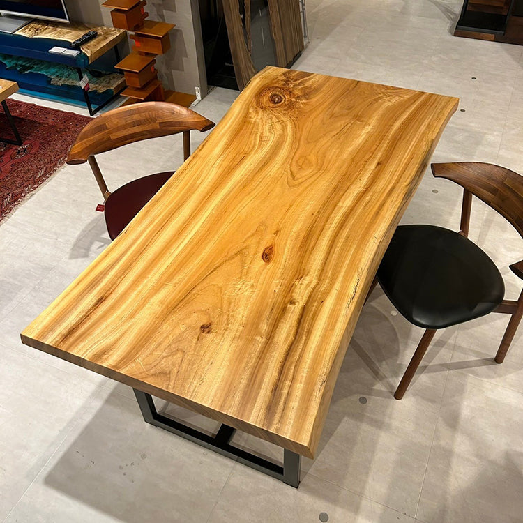 【SOLD OUT】一枚板　クス　88-6-2　(W160cm)　ダイニングテーブル