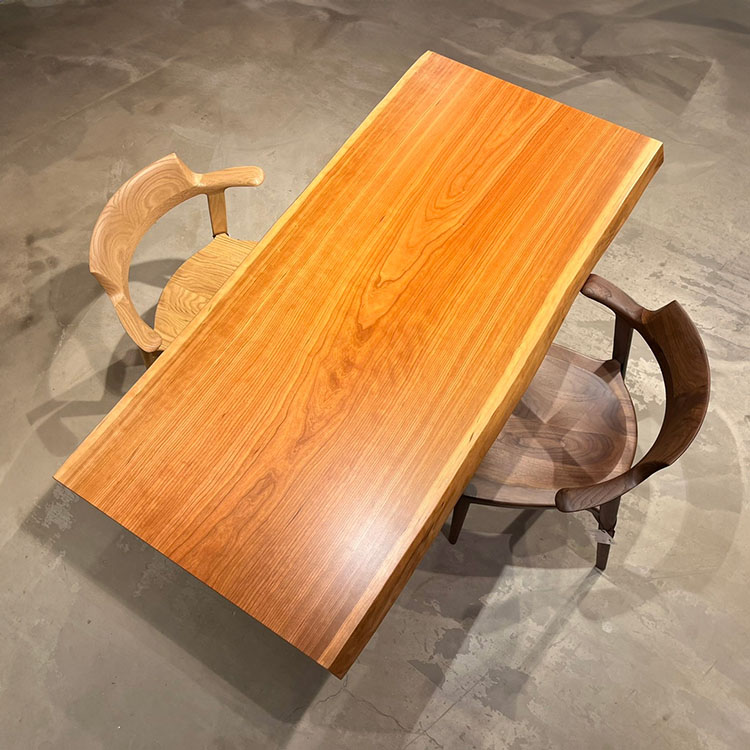 一枚板　チェリー　824-8-1　(W150cm)　ダイニングテーブル